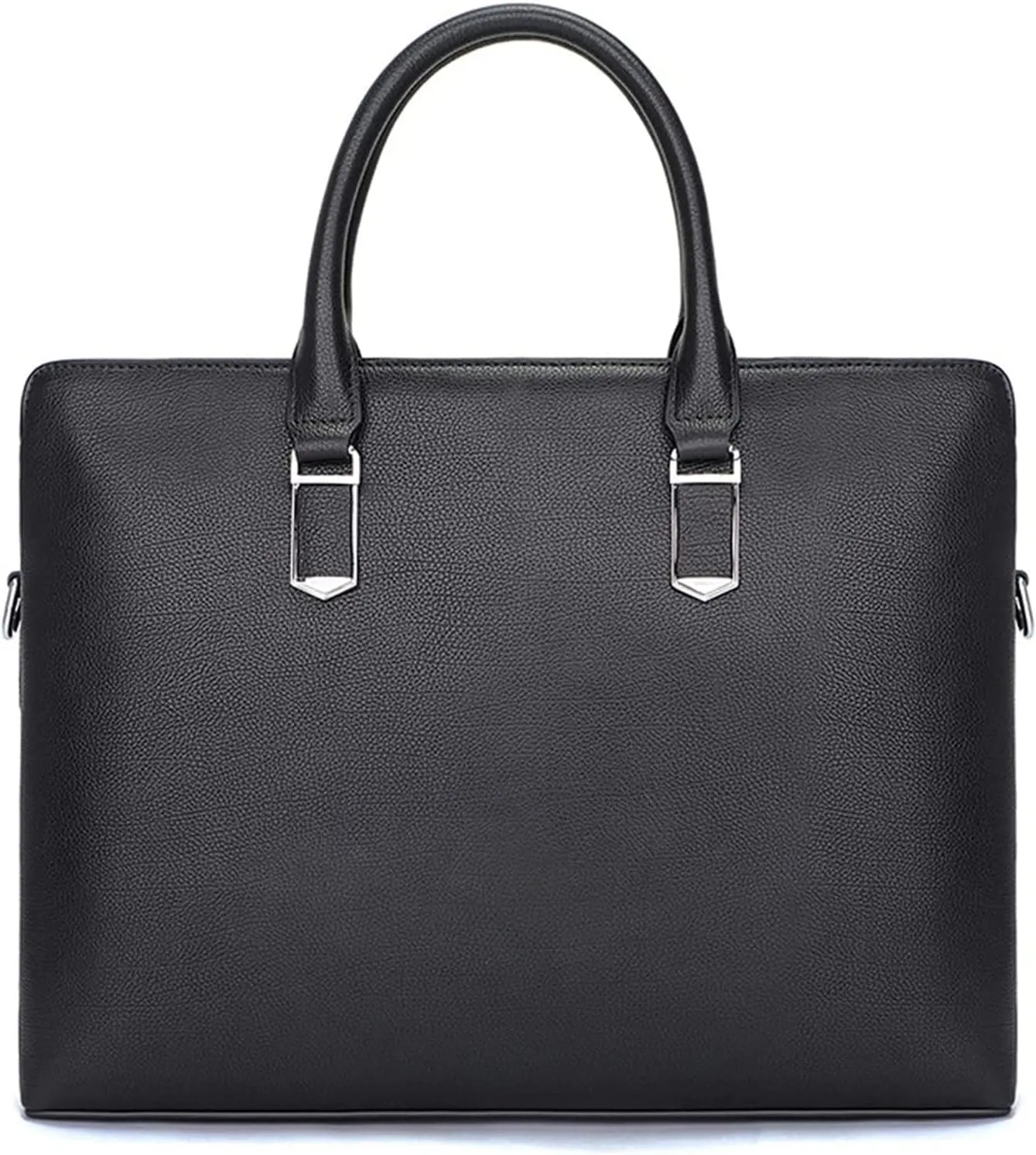13inch Laptop Portfolio Satchel Slim Business Briefcase Office Crossbody Shoulder Leather Messenger Bag