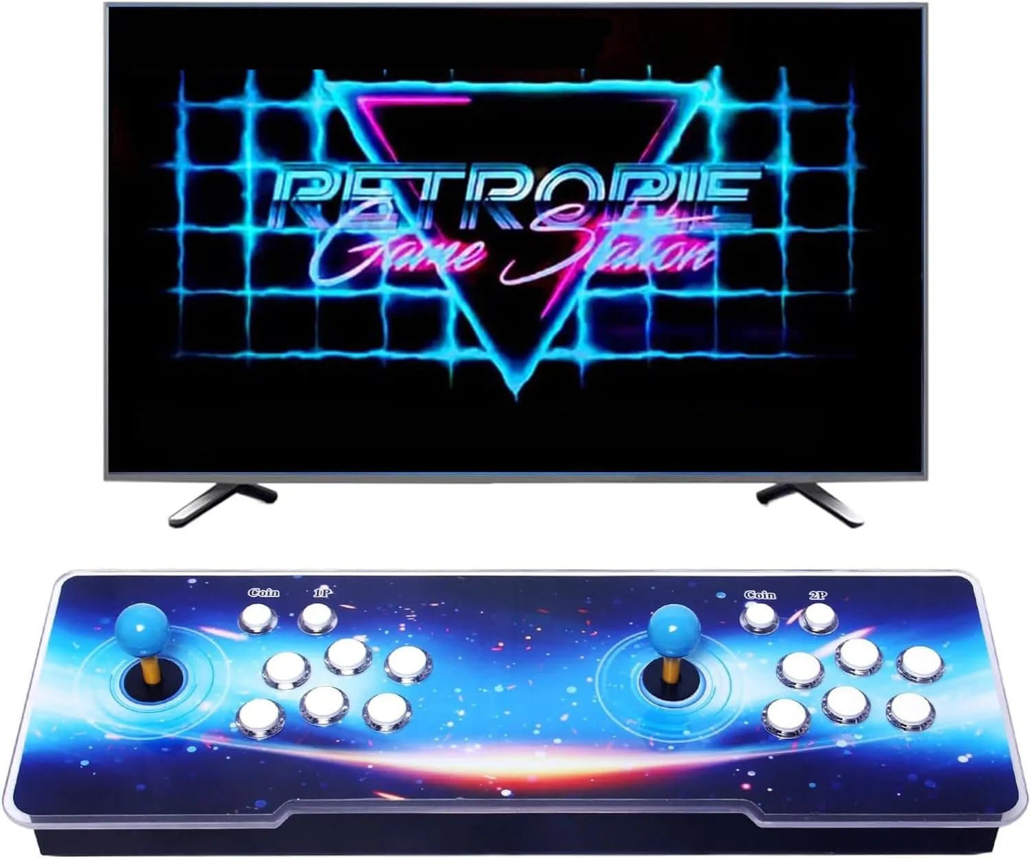 26800 Games in 1 Pandora Box Arcade Console - 3D Games, 1-4 Players - Favorite List, Save/Search/Hide/Pause Game, HDMI VGA to Connect for TV- Powerful Hardware for Arcade Gaming