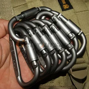 5pcs Outdoor Camping Equipment Aluminum Carabiner