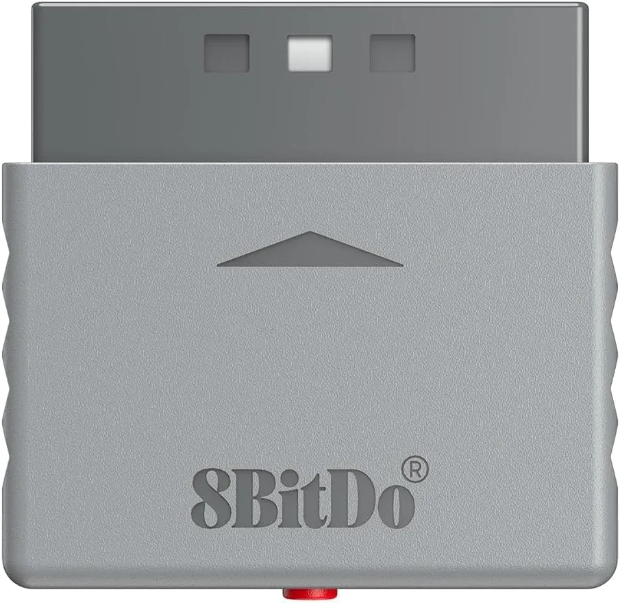 8Bitdo Bluetooth Retro Controller Adapter Receiver for PS1 PS2 and Windows, Compatible with PS5/PS4, Xbox Series Controller, Xbox One Bluetooth Controller and Switch Pro Controller