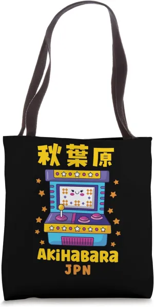 Akihabara Arcade Japanese Gaming Tokyo Gamer Japan Souvenir Tote Bag