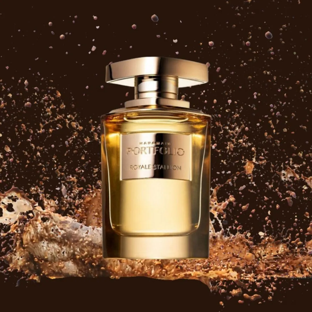 Al Haramain Portfolio Royale Stallion for Unisex - Arabian Perfume for Women & Men - Long Lasting Fragrance with Bergamot, Lavender, Jasmine, Vanilla - Arabic Cologne - Eau de Parfum - 2.5oz EDP Spray