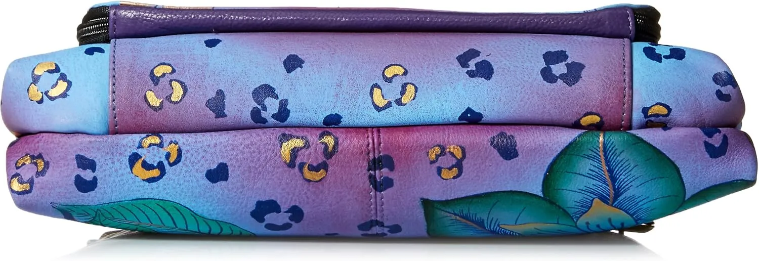 Anna by Anuschka Crossbody Organizer Bag-Leather
