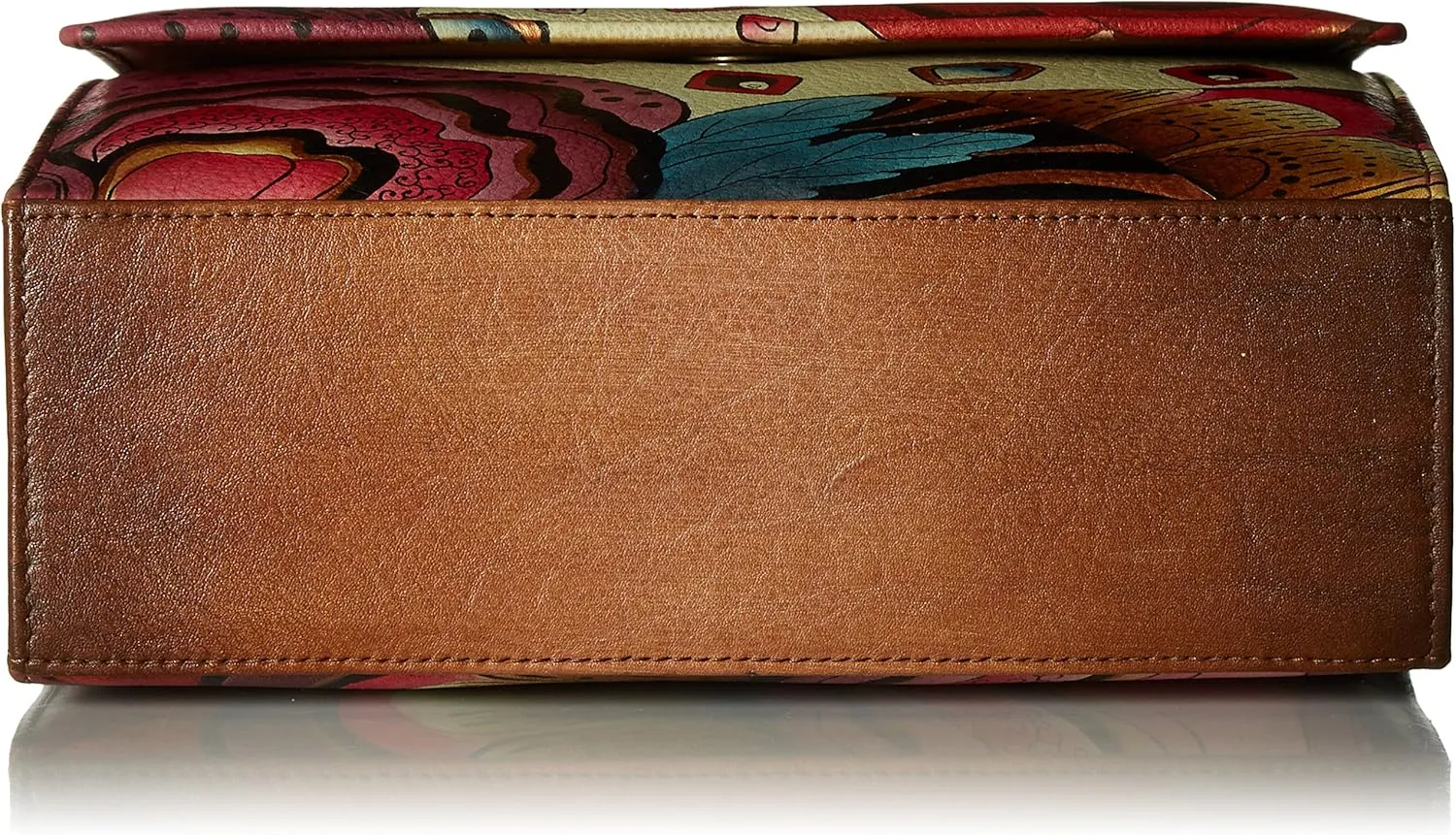 Anna by Anuschka Hand Painted Leather Women's Flap Crossbody Organizer