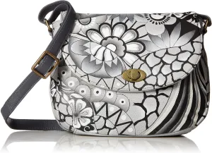 Anna by Anuschka Hand Painted Leather Women's Flap Crossbody