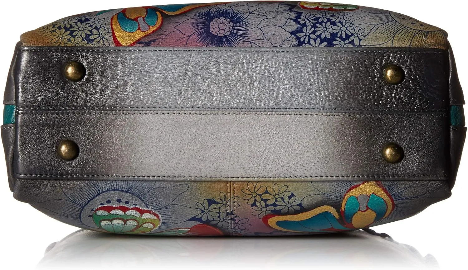 Anna by Anuschka Women’s Genuine Leather Medium Cross Body | Hand Painted Original Artwork | Chic & Stylish Organizer