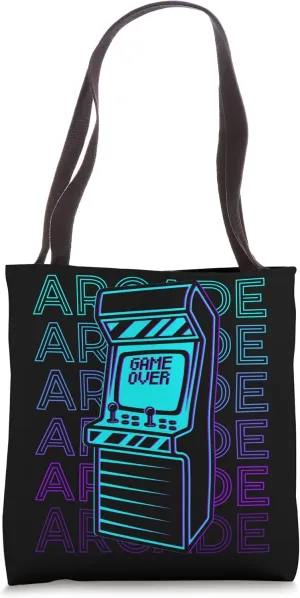 Arcade Gaming Gamer Retro Arcade Tote Bag