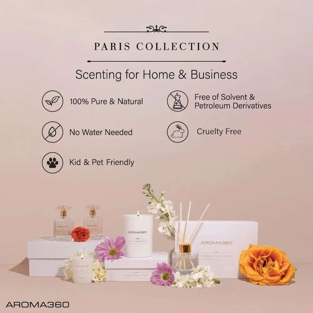 Aroma360 - Chandelier - Essential Oil Room Spray Duo - Luxury Hotel Inspired Aromatherapy - Hints of Bergamot, Sweet Berry, Jasmine, Saffron - Hypoallergenic - Air Freshener Spray - 6.8 Fl Oz - 2 Pack