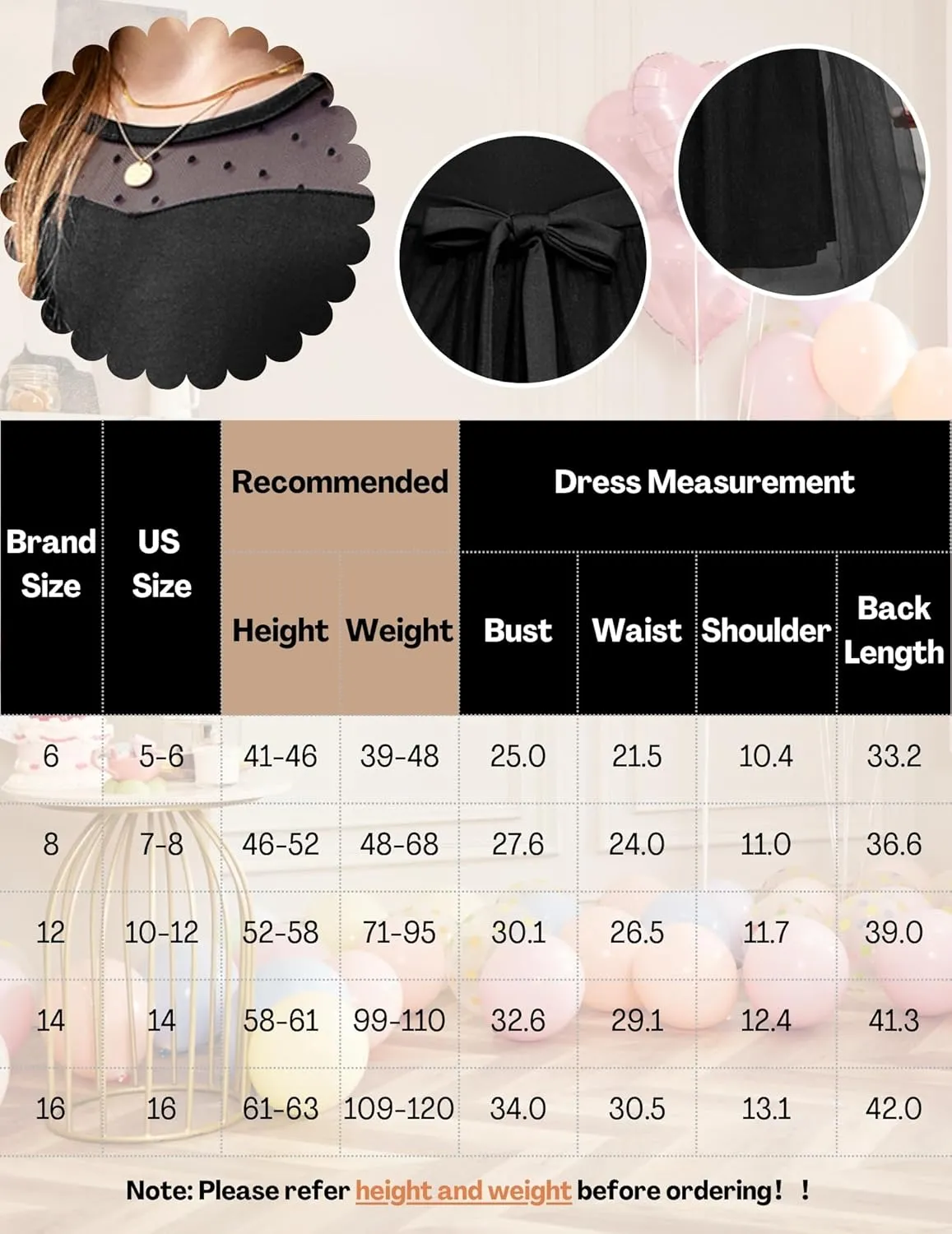 Arshiner Girls Dresses Formal Party Wedding Tulle Sleeveless Contrast Mesh High Low Dress with Belt