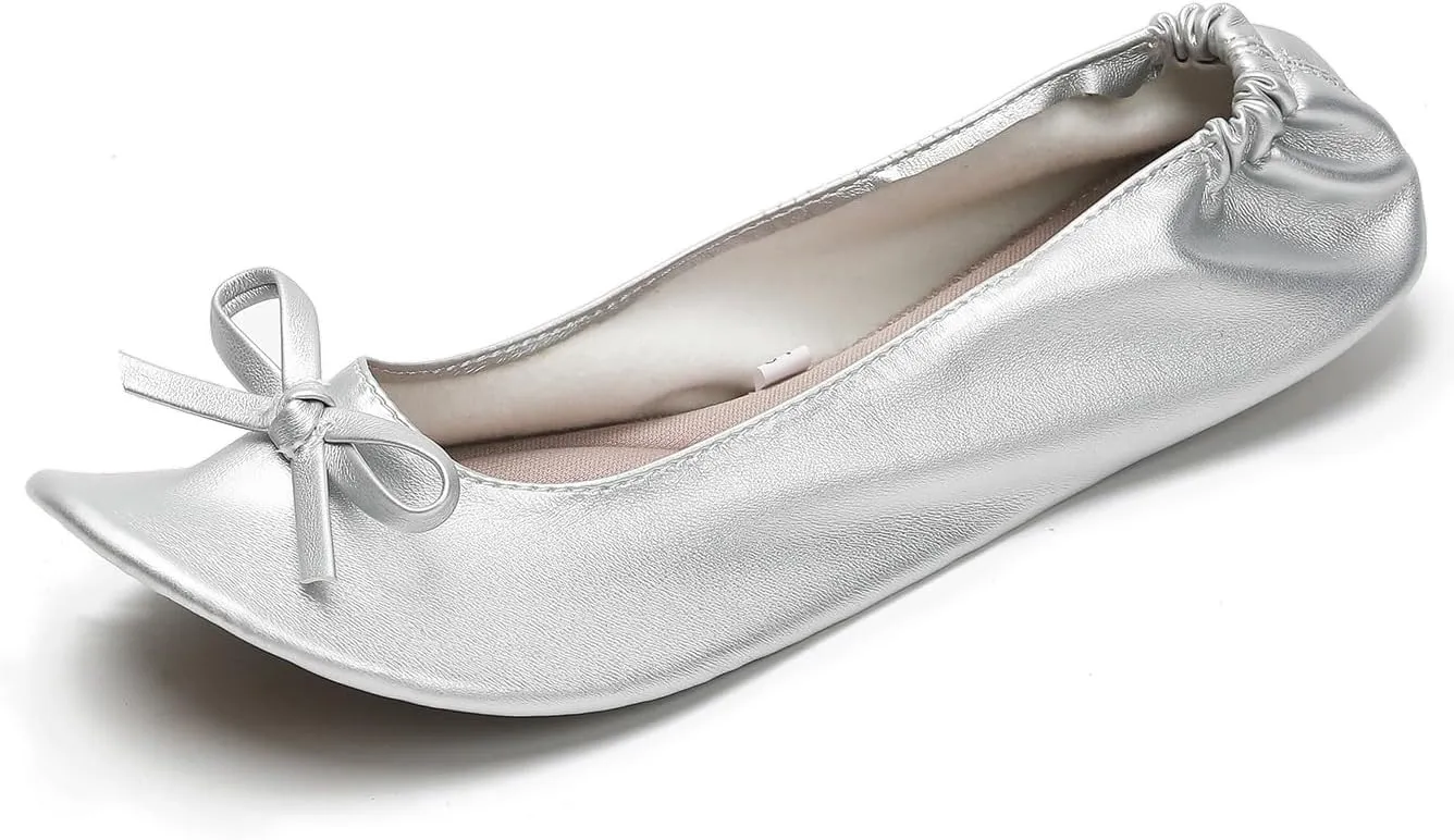 Ballet Flats Ballet Slippers Women Dance Shoes Womens Black Ballet Flats Ballerina Flats Foldable Flats for Women