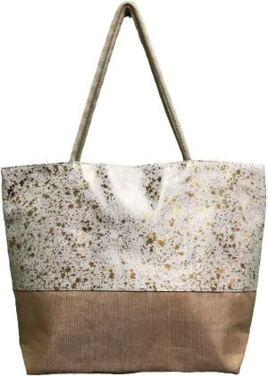 Beach Bag Large for Gym Beach Travel Daily Tote Bags with Top Zipper Closure, Cotton Rope Handles.