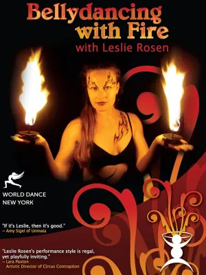 Bellydancing with Fire: Hand-held Candles & Hand Lamps / Palm Torches Technique & Practice with Leslie Rosen