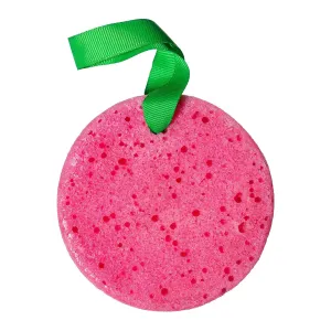 Berry Licious Tropics Body Wash and Polish - Exfoliating Body Scrubber with Loofah Sponge - Shower Sponges for Women - Tropical Berry - 3 oz