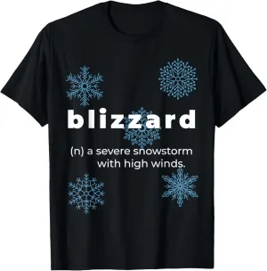 Blizzard Dictionary Word Definition. Vocabulary Parade T-Shirt