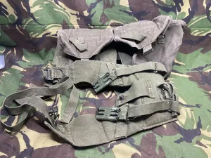British Army DPM Combat Webbing Equipment Yolk & Pouches