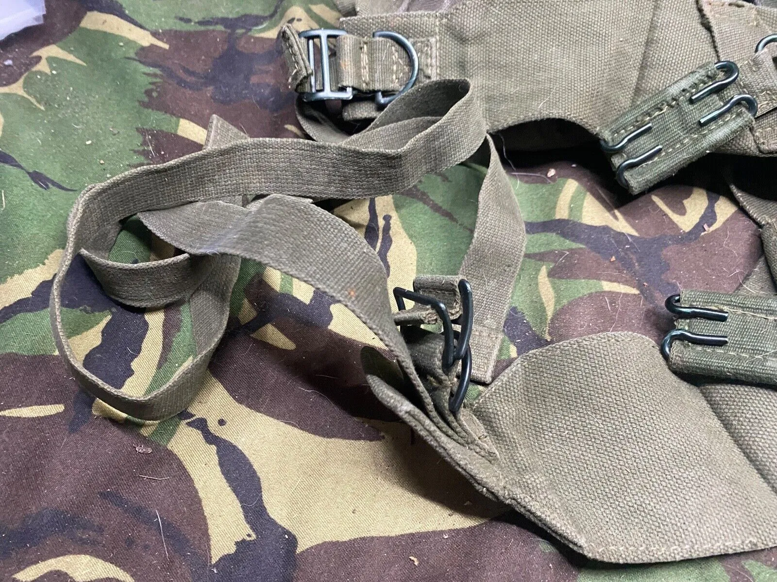British Army DPM Combat Webbing Equipment Yolk & Pouches