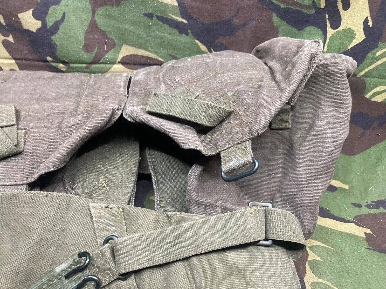 British Army DPM Combat Webbing Equipment Yolk & Pouches