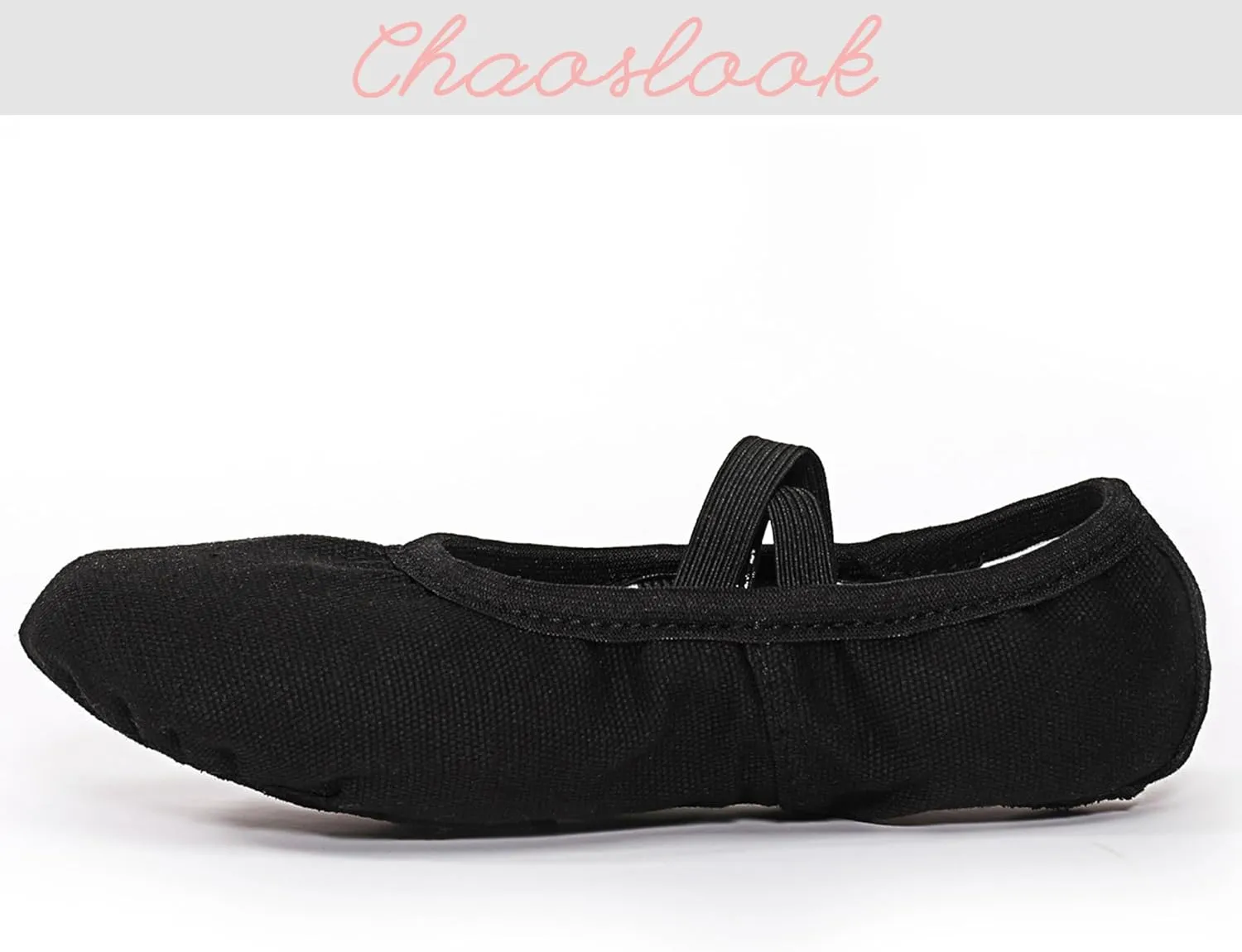 Canvas Ballet Dance Shoes Girls Womens Ballet Shoes Stretch Split Sole for Perform Dance Yoga