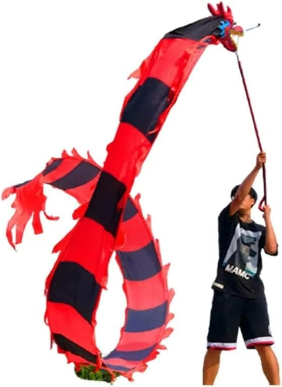 Chinese Dragon Dance 3D Dragon Ribbon Streamer Chinese Dragon Dance Stage Performance Chinese New Year Dragon Dance Fitness Dragon Dance Interesting