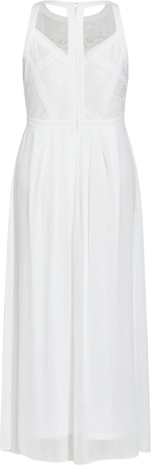 City Chic Women's Panelled Bodice Maxi Dress