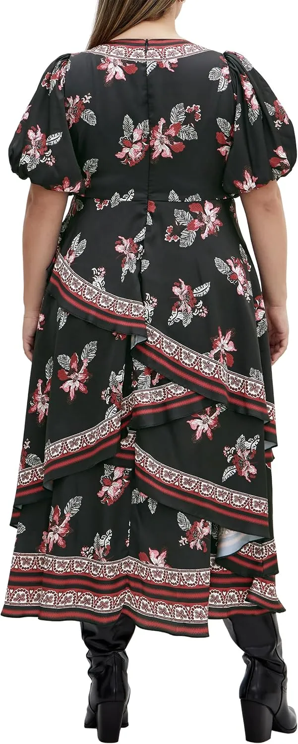 City Chic Women's Plus Size Drama Queen Dress
