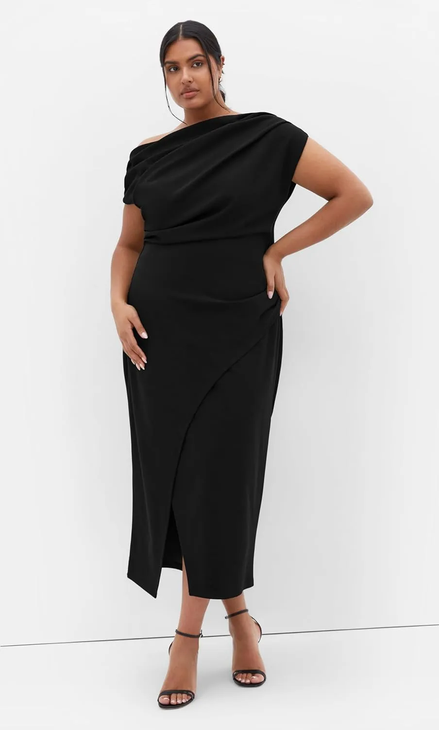 City Chic Women's Plus Size Dress - Sassy Off Shoulder