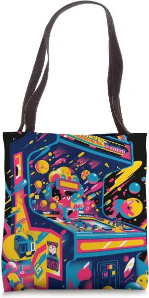 Classic Arcade Machine Retro Gaming Tote Bag
