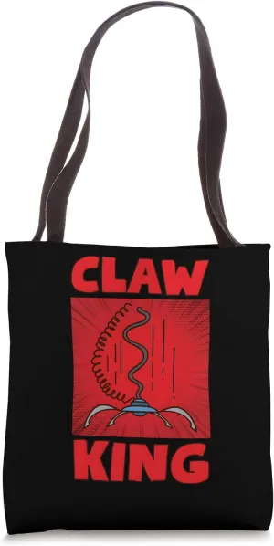 Claw King Crane Game Prize Cranes Claw Machine Tote Bag