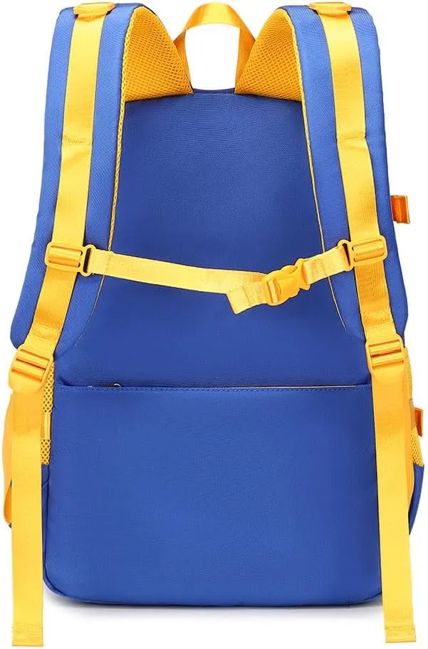 Dazzling Gold 30 Basketball Player SC Creative Backpacks Sports Fan Bookbag Travel Student Backpack For Men Women (2)