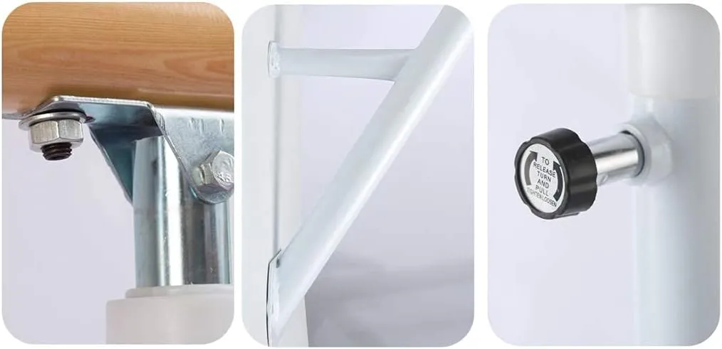 Double Ballet Barre,Wall Mounted Double-Layer Ballet Bar for Kids Adults Home Dancing Fitness