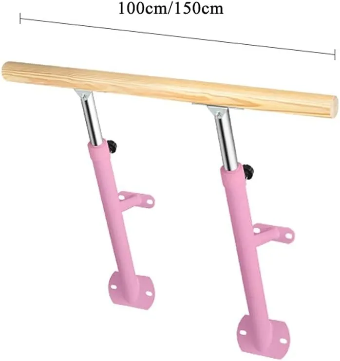 Double Ballet Barre,Wall Mounted Double-Layer Ballet Bar for Kids Adults Home Dancing Fitness