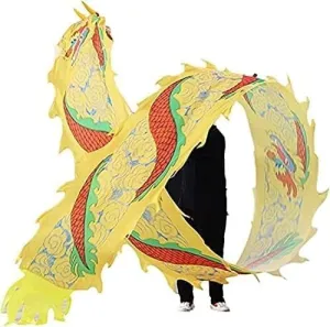Dragon Ribbon Streamer,Dragon Silk Flowy,3D Colorful Dragon Silk Flowy Spinning & Shaking for Ribbon Toy for Children Kids Beginner Outdoor Park(6m)