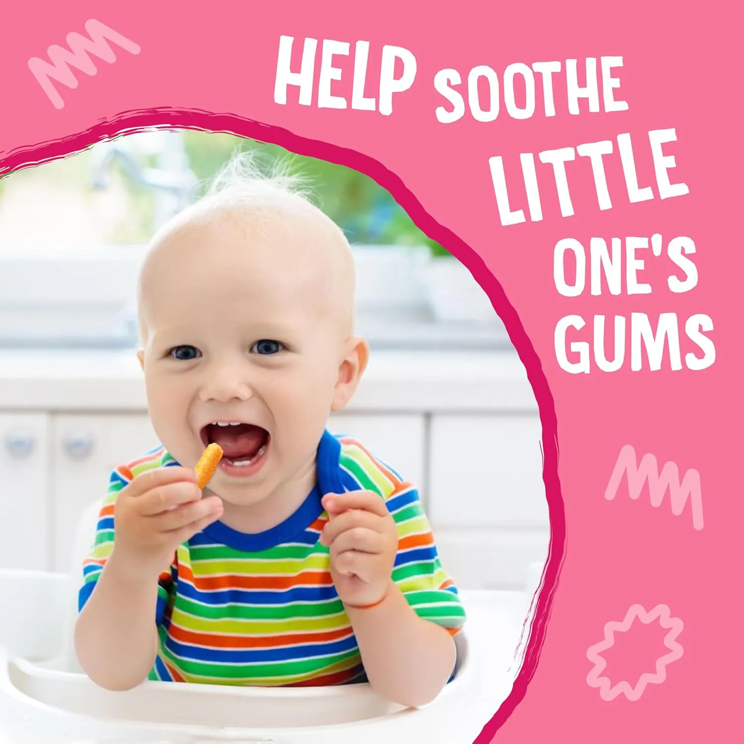 Earth's Best Organic Baby Food, Dissolvable Teething Snack for Babies 6 Months and Older, Strawberry Banana Crunchy Sticks, .56 oz Pack (Pack of 5)