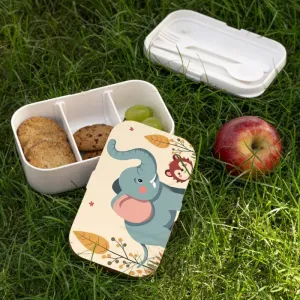 Elephant Bento Lunch Box with Moveable Compartments