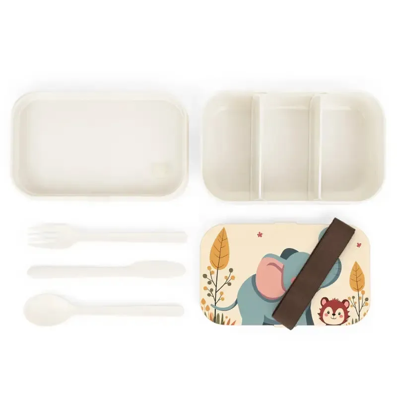 Elephant Bento Lunch Box with Moveable Compartments