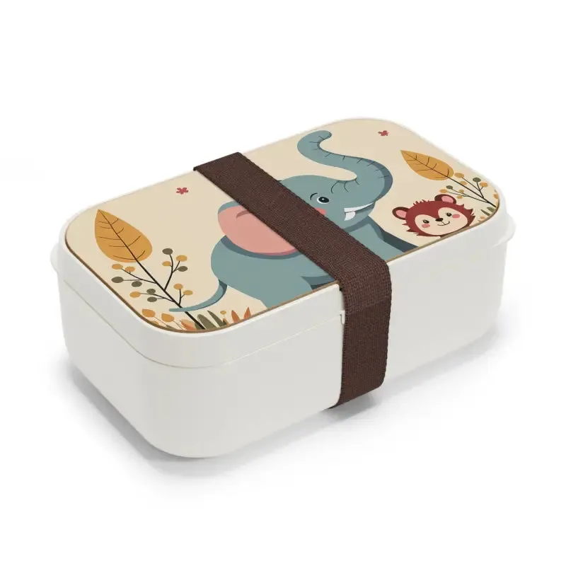 Elephant Bento Lunch Box with Moveable Compartments