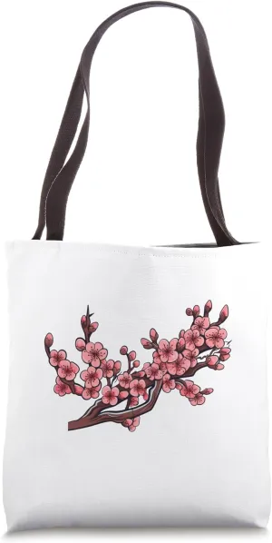Ephemeral Elegance: Japanese Cherry Blossom Reverie Tote Bag