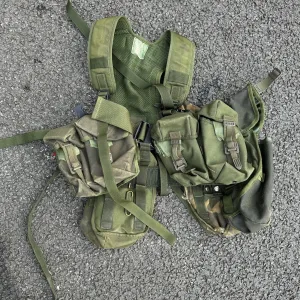 Genuine British Army DPM Combat Rig & Pouches - Ideal for Paintball / Airsoft