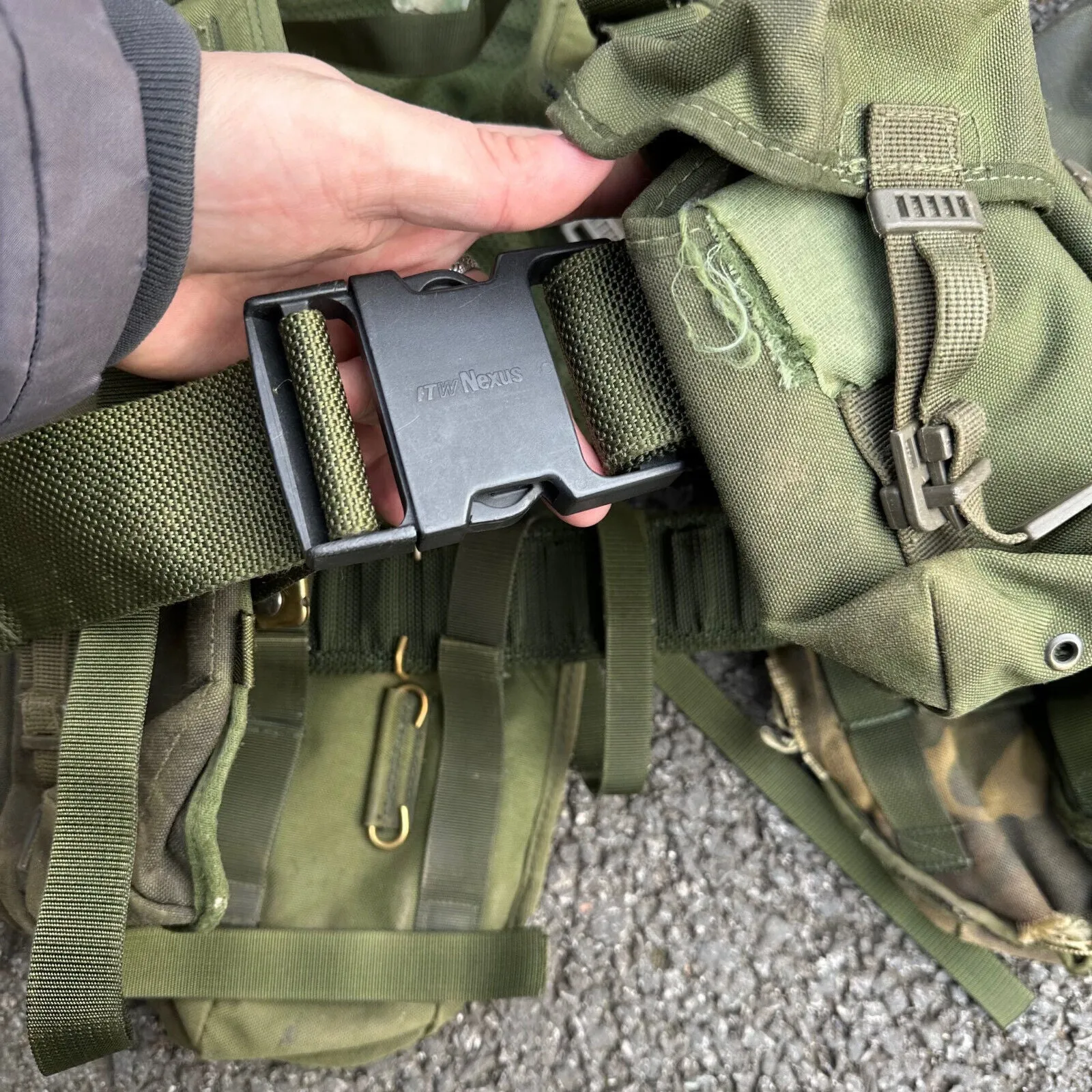 Genuine British Army DPM Combat Rig & Pouches - Ideal for Paintball / Airsoft