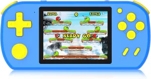 Great Boy Handheld Games for Kids with 218 Retro Video Game 3.0'' Color Screen Rechargeable Arcade Gaming Player,Birthday Xmas Gift (Blue)