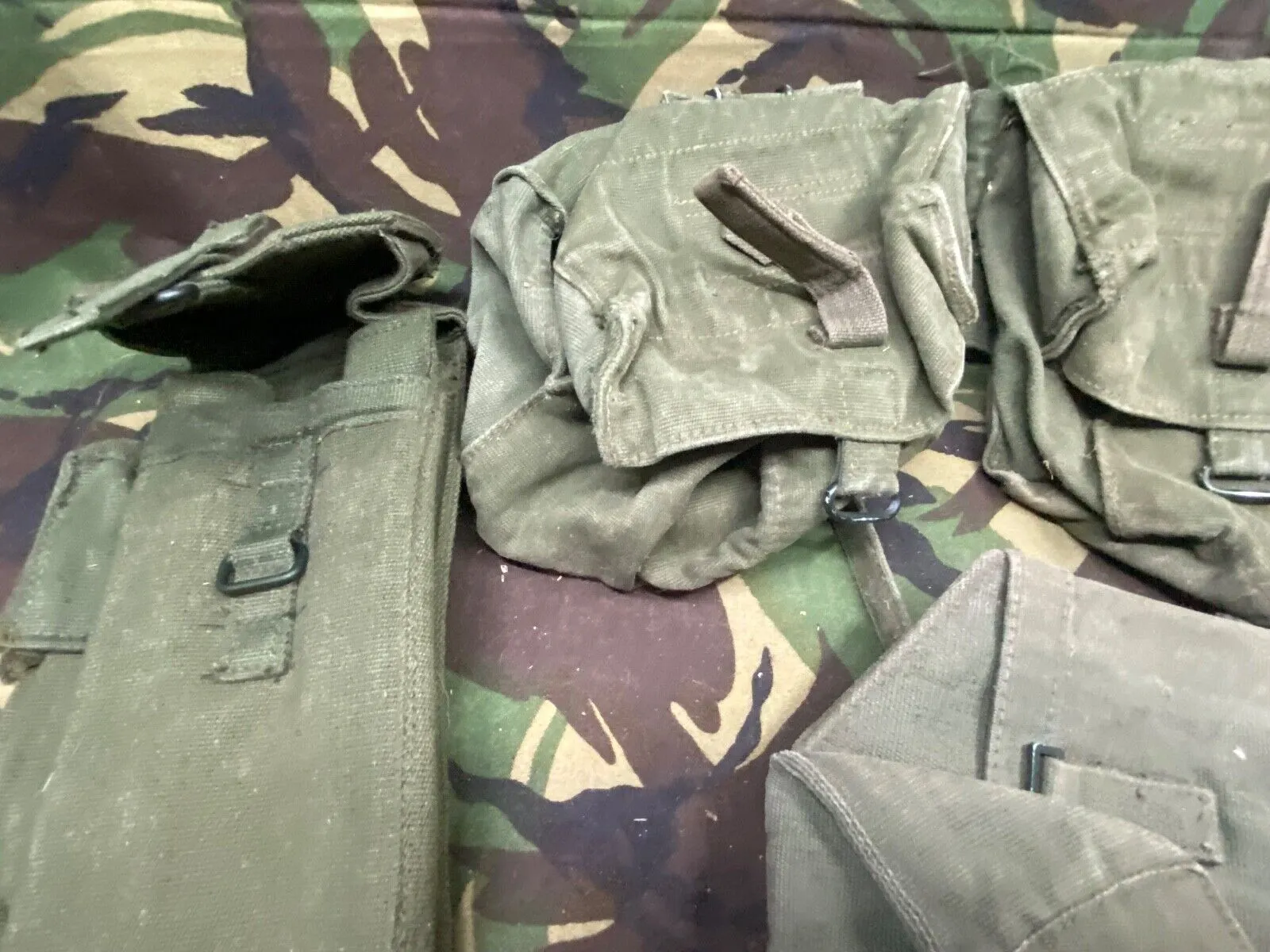 Group of British Army 58 Pattern Webbing Pouches