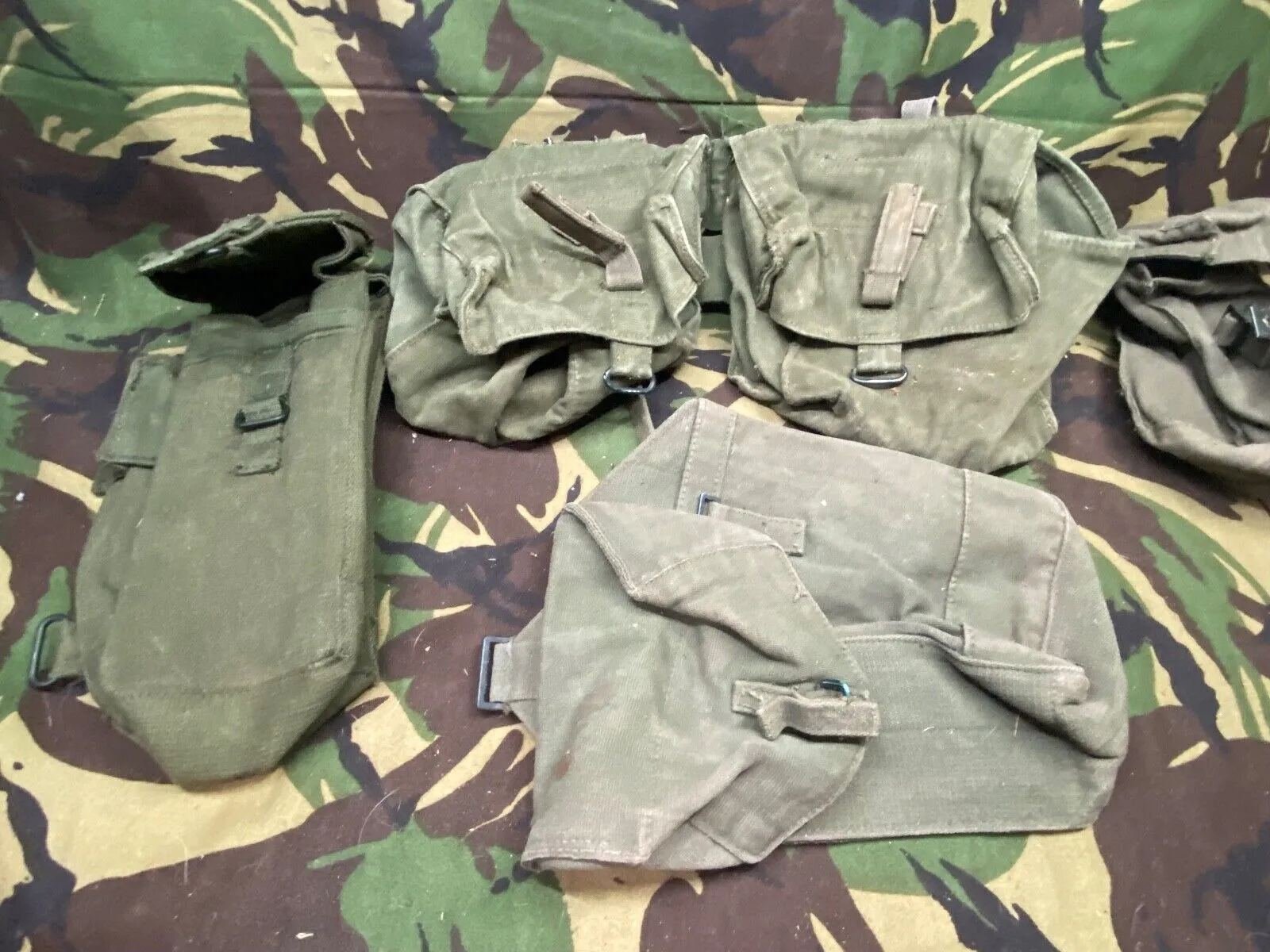 Group of British Army 58 Pattern Webbing Pouches