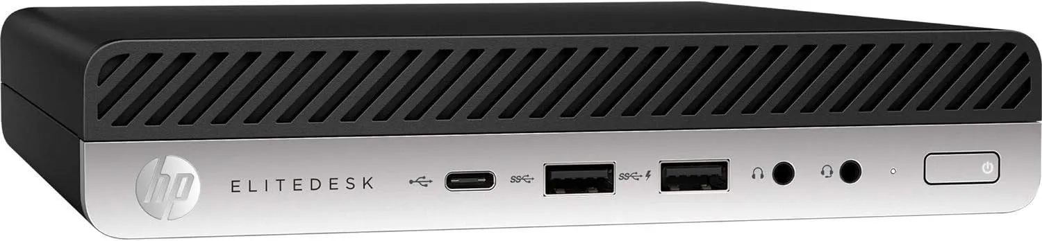 HP EliteDesk 705 G5 Mini PC (Latest Model) Ryzen 5 PRO 3400GE 16GB DDR4 RAM 256GB PCIe SSD Wireless AC BT Windows 10 Pro (Renewed)