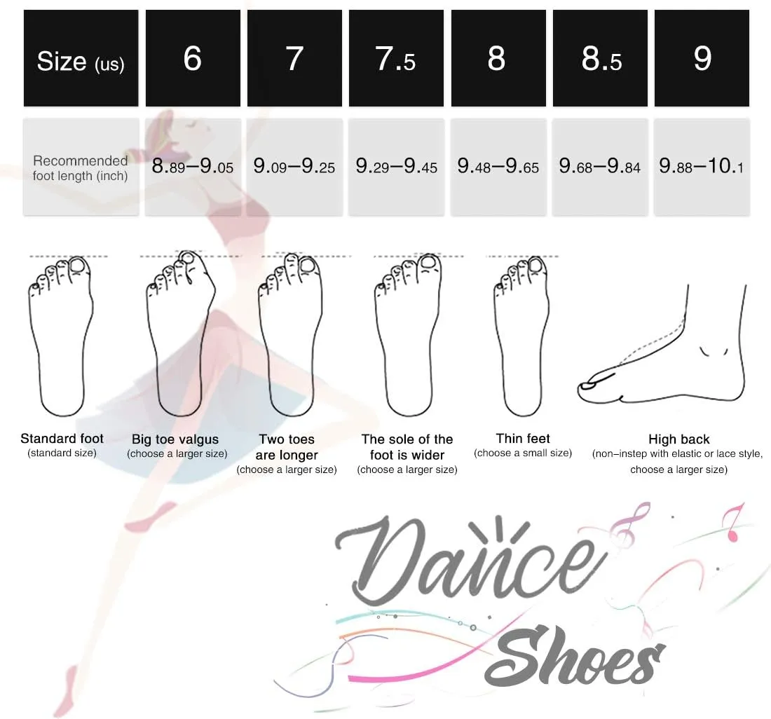 iCKER Womens Latin Dance Shoes Heeled Ballroom Salsa Tango Party Sequin Dance Shoes