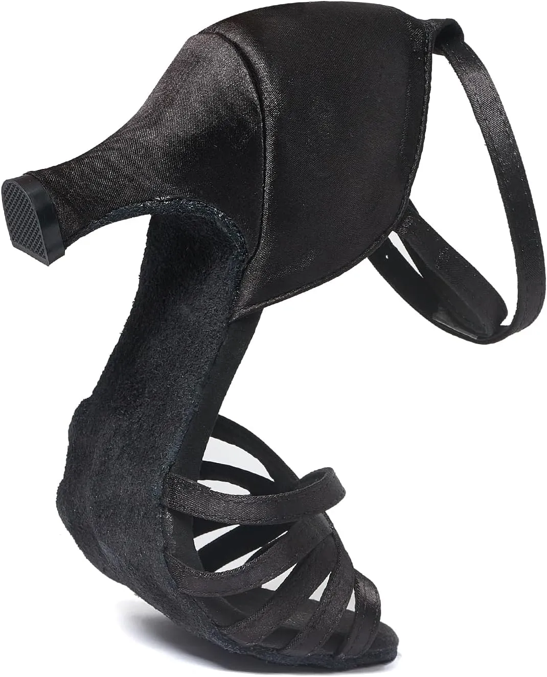 iCKER Womens Latin Dance Shoes Heeled Ballroom Salsa Tango Party Sequin Dance Shoes