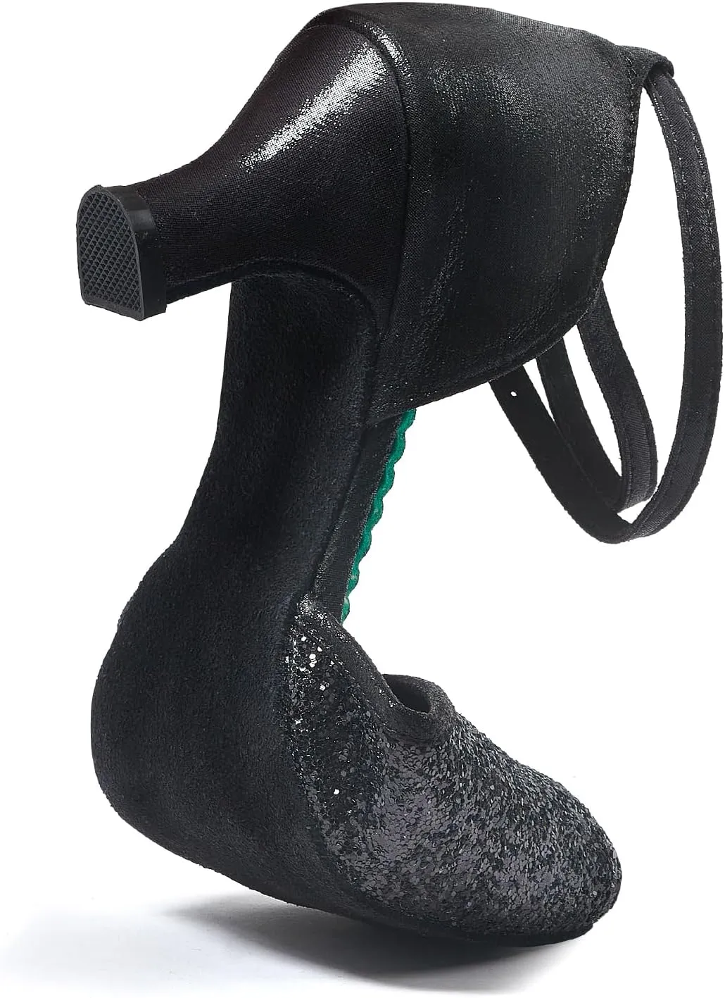 iCKER Womens Latin Dance Shoes Heeled Ballroom Salsa Tango Party Sequin Dance Shoes