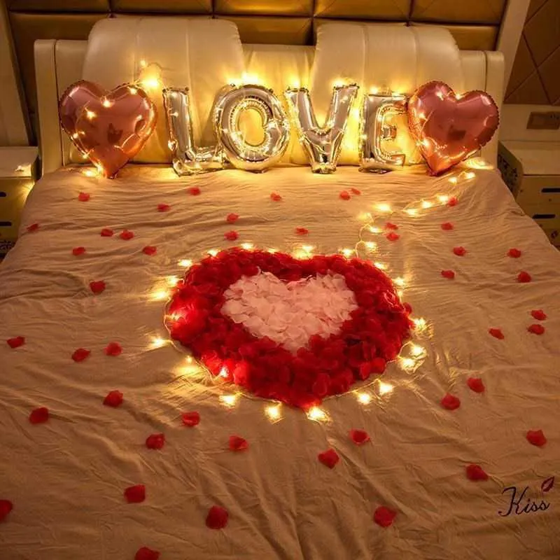 Imitation Rose Petals DIY Party Decorations