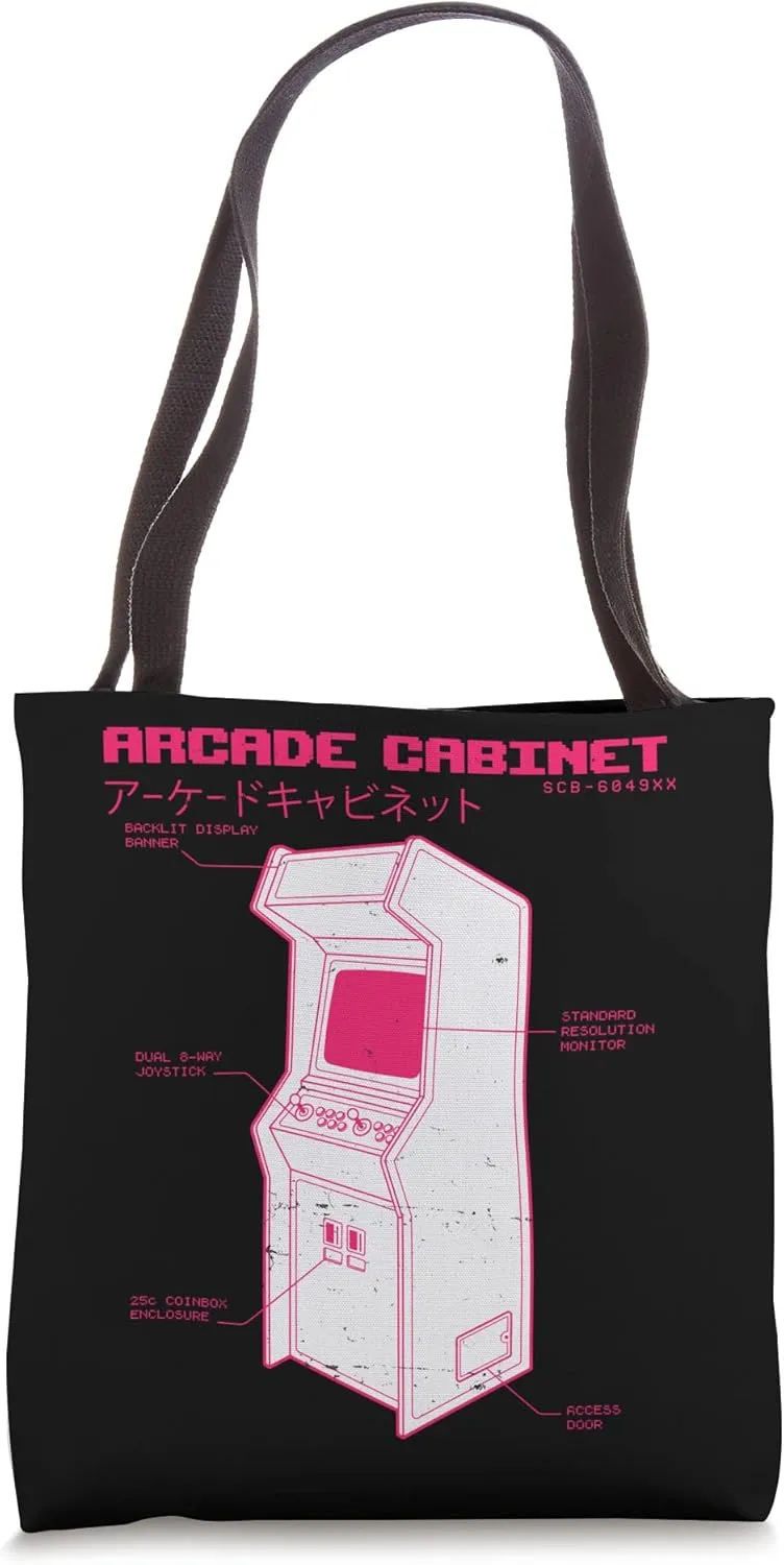 Japanese Arcade Cabinet Tote Bag