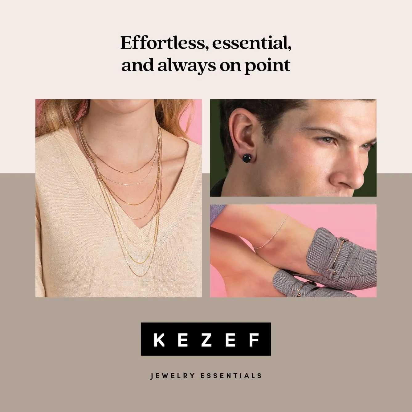 KEZEF Sterling Silver Stud Earrings for Women & Men - 4-Prong Setting Cubic Zirconia Earrings Studs - Premium CZ S925 Hypoallergenic - Available in 14K White and Yellow Gold, Rose Gold - 3mm to 9mm
