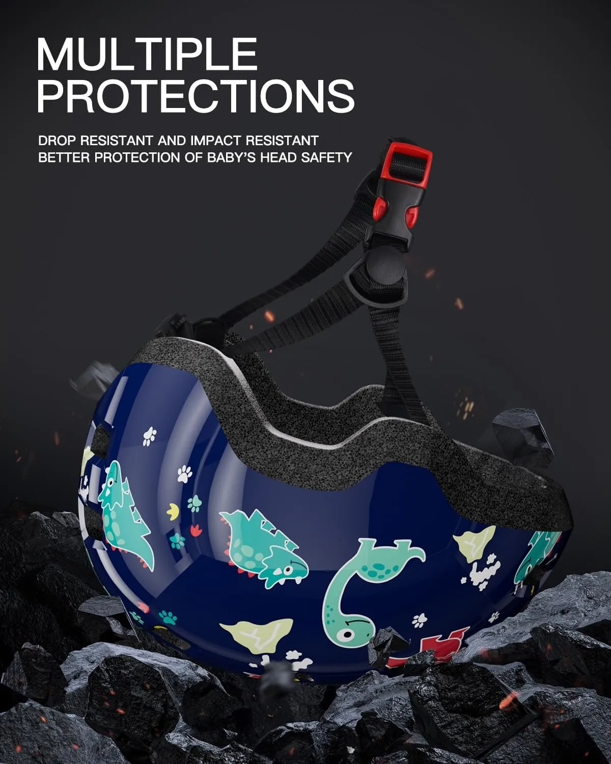Kids/Toddler Bike Helmet for Infant/Baby to Children 1/2/3/4/5/6/7/8 Years Old, Kids Helmets Ages 1-2/2-4/3-5/5-8,Skateboard Helmets for Boys and Girls